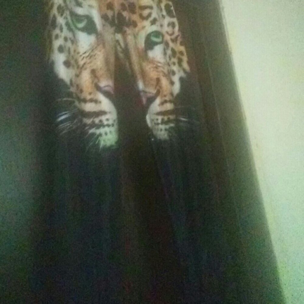 Cheetah  silk leggings